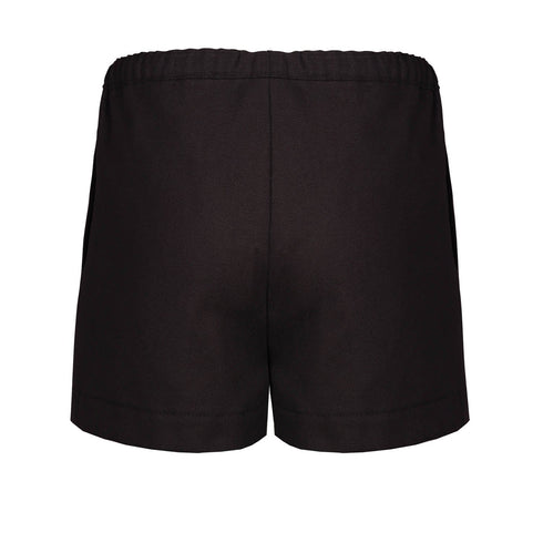 Black Canvas Shorts for Kids