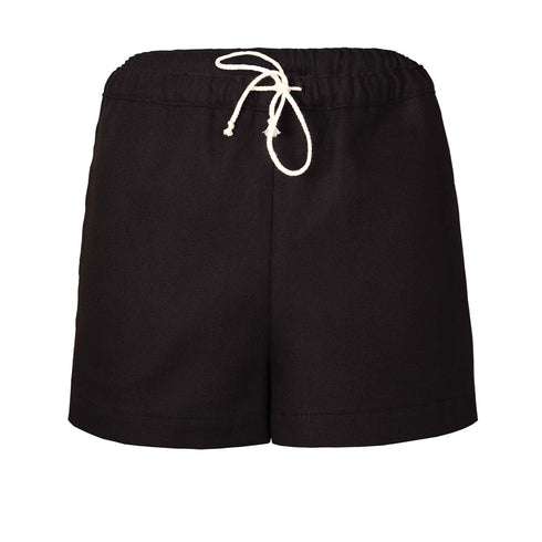 Black Canvas Shorts for Kids