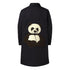 Girls Black Shirt Dress with Panda Embroidery