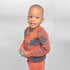 Baby Cardigan in Blue and Orange