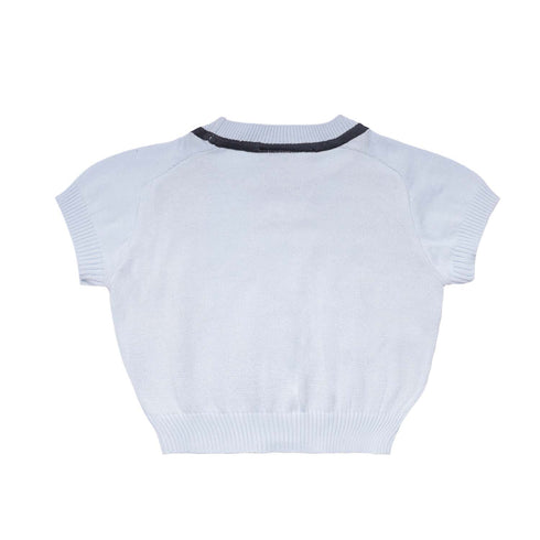 Blue Knitted Top for Baby