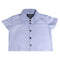 Blue Sateen Baby Shirt