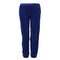Kids Blue Velvet Track Pants with Hand Smock