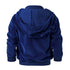 Kids Royal Blue Velvet Hoodie