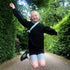 Kids' Sheer Jersey Shorts in Blue Tulle