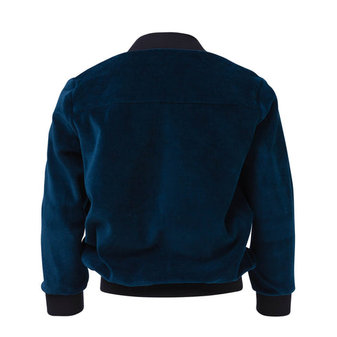 PRELOVED Petrol Bluel Velvet Blazer, 16 years