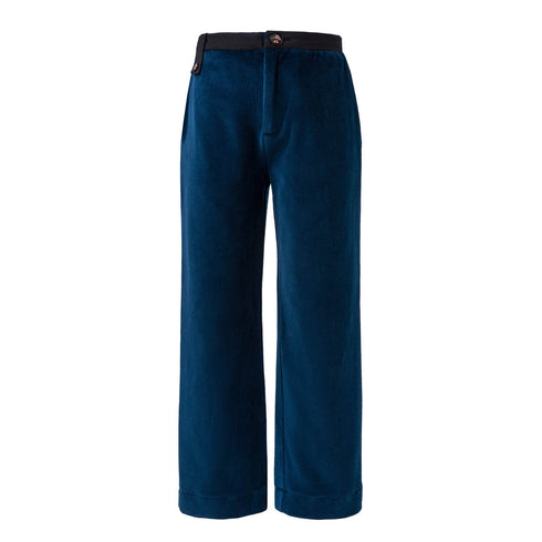 PRELOVED Blue Velvet Weekend Pants, 16 years
