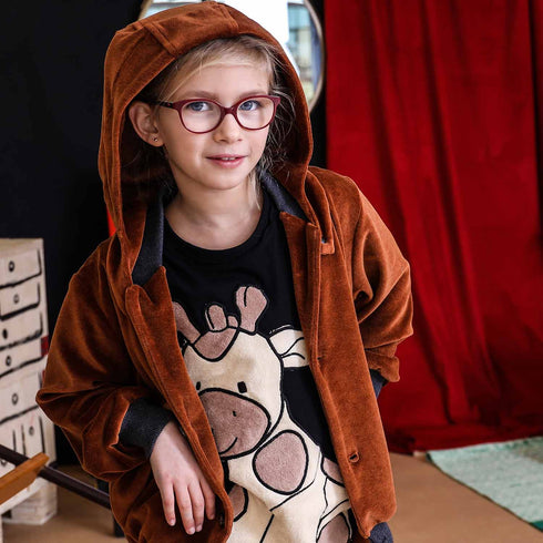 Kids Copper Velvet Hoodie