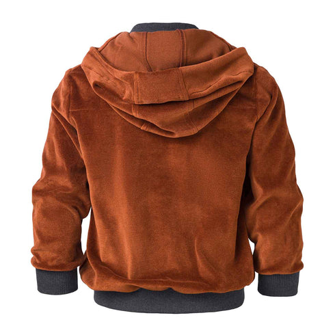 Kids Copper Velvet Hoodie