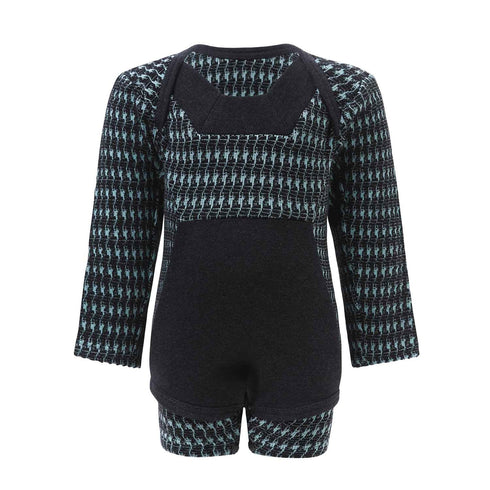 Black and Blue Bodysuit