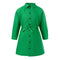 Kids Green Shirt Dress