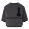 Grey Corduroy Bib with Sleeves