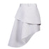 Girls Asymetrical Skirt with Grey Stripes