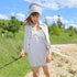 Girls Striped Strap Dress