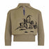 Kids Khaki Sweater with Beach Castle