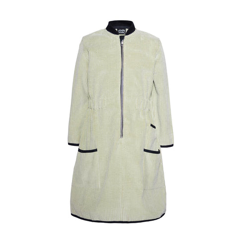 Girls Green Velvet Dress