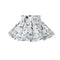 Flared Mini Skirt with Vintage Print for Babies