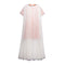 Girls Tulle Dress in Off White
