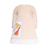 Baby Dress in Peach with Appliqué