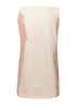 Artisanal T-Shirt Dress Naturally Dyed Madder with Hand Block Print