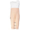 Peach Seersucker Baby Romper with Bow