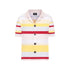 Knitted Shirt with Pastel Stripes