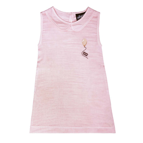 Pink Dress with Embroidery for Babies
