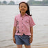 Hand-Painted Pink Dress Shirt Limited Edition, GOTS
