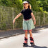 Kids' Sheer Jersey Shorts in Pink Tulle