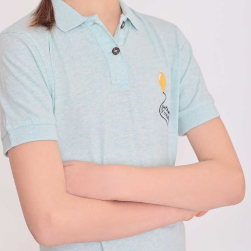Mint Green Girls Polo Dress