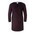 Purple Dress with Draping