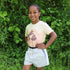 Artisanal T-Shirt Naturally Dyed with Organic Red Onion
