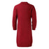 Red Knitted Girls Dress with Panda