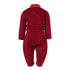 Red Corduroy Baby Romper