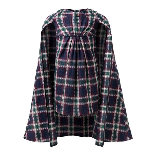 Tartan Cape Dress for Kids