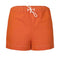 Terracotta Canvas Mini Shorts for Kids