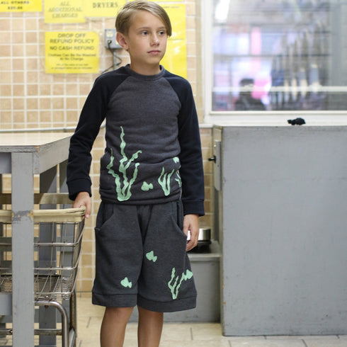 Culottes Shorts with Marine Application