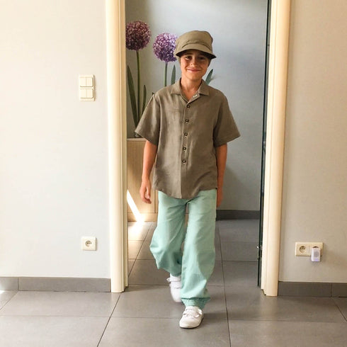 Mint Green Cotton Pants