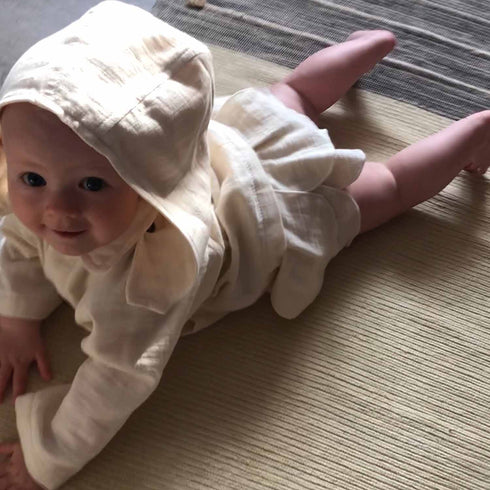 White Baby Jacket with Hood