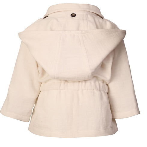 White Baby Jacket with Hood