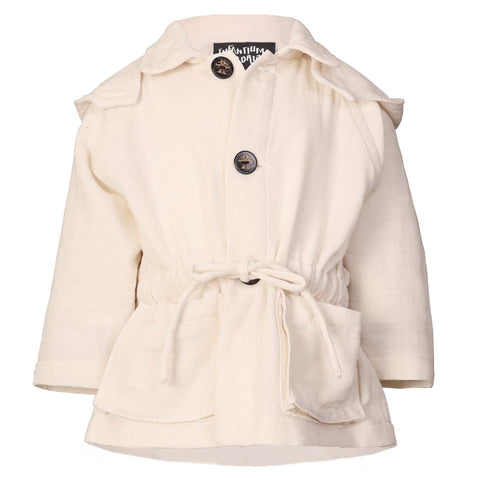 White Baby Jacket with Hood