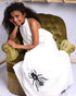 Girls' Boho Beach Dress in White Cotton