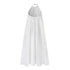 Girls' Boho Beach Dress in White Cotton