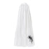 Girls' Boho Beach Dress in White Cotton