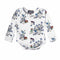 Floral White Baby Onesie