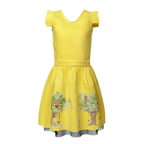 CANOPY SUNDRESS Organic Cotton Baby Girls Dress
