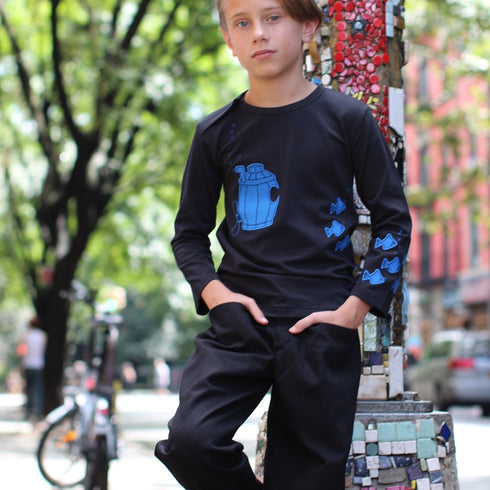 Black Dress Pants with Extra Large Pockets