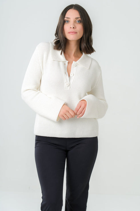 Pull Torreya écru