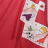 Red Zero-Waste Dress