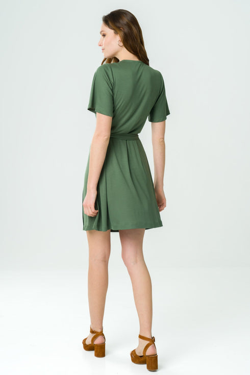 Robe Acacia vert bronze